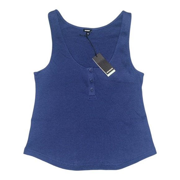 MONROW Women’s Style HT 1060 cotton/modal/spandex Size S 3 Button design - Picture 1 of 7